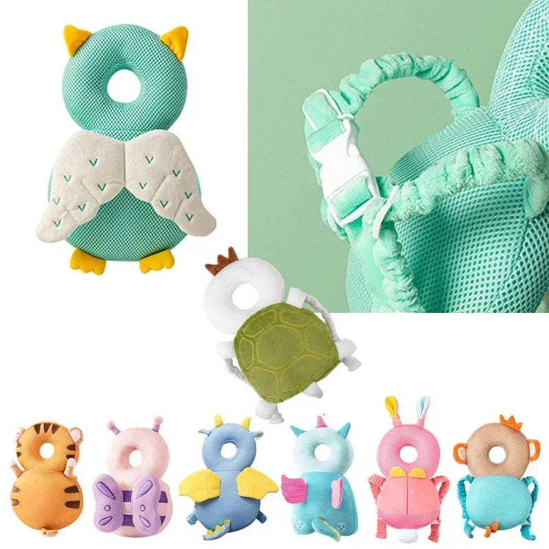 Toddler Baby Head Protector Safety Pad Cushion Back Prevent Injured Angel Bee Cartoon Security Pillows