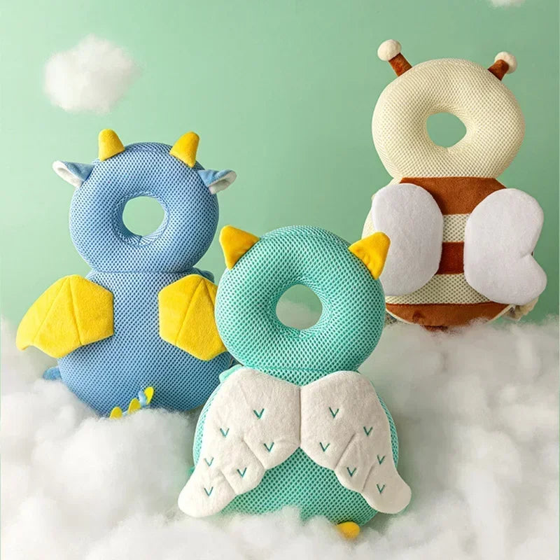 Toddler Baby Head Protector Safety Pad Cushion Back Prevent Injured Angel Bee Cartoon Security Pillows